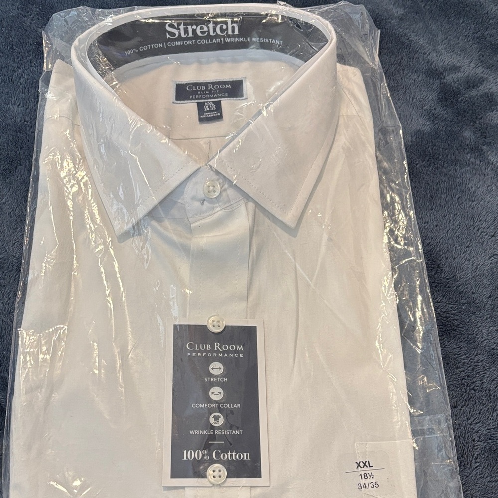 Club Room White Dress Shirt